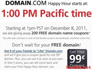 domian.com 免费域名活动