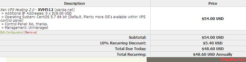 Virpus 512MB Xen VPS年付只需$48.6 送免费DirectAdmin