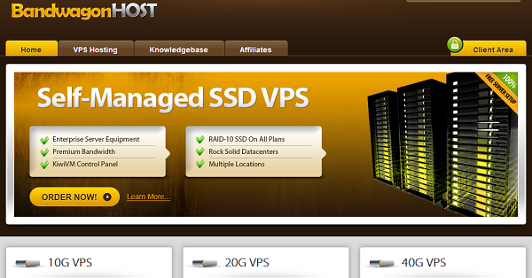 BandwagonHost正式上线KVM VPS 512MB内存低至18刀/年